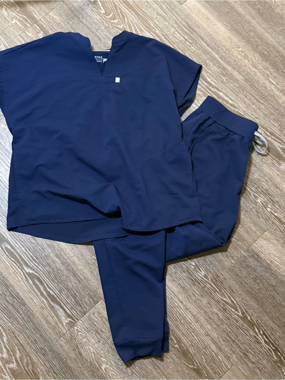 Fabletics Navy Scrub Set